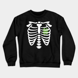 X-ray Irish Shamrock heart Crewneck Sweatshirt